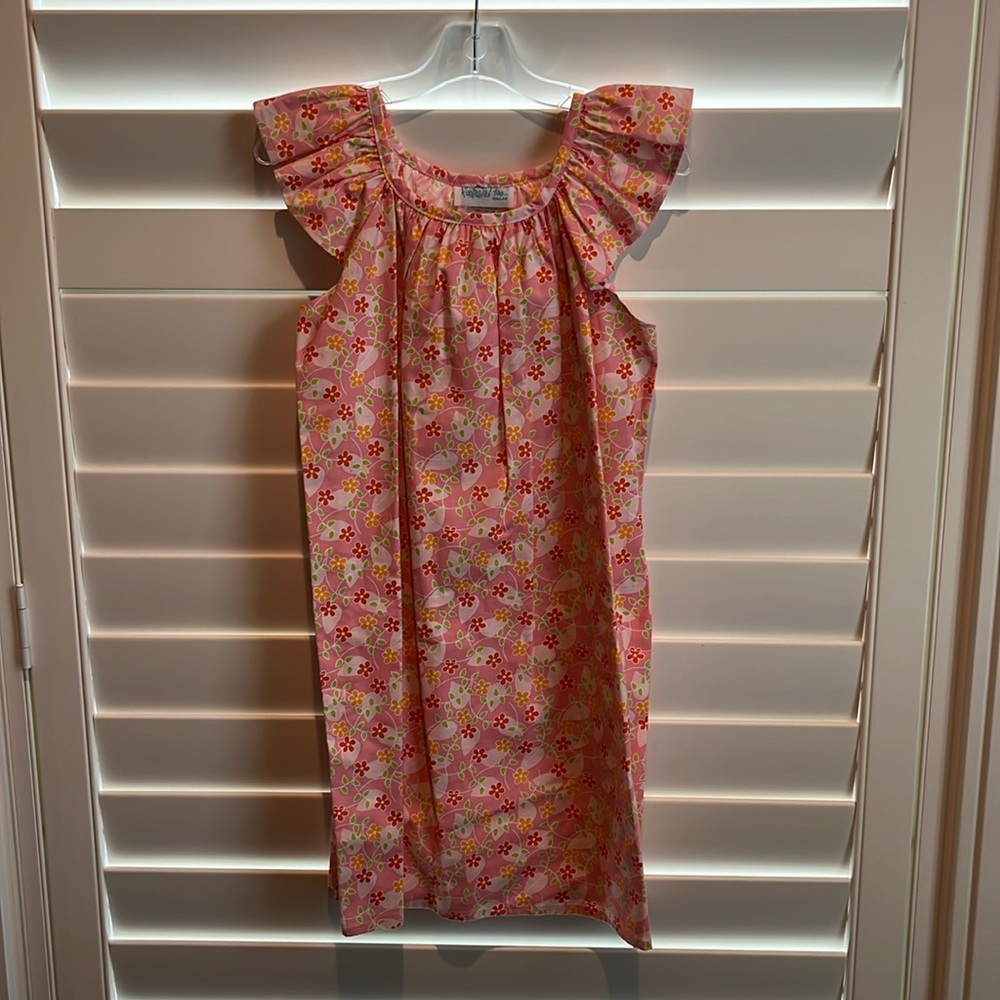 Funtasia too - pink dress with flowers size 6